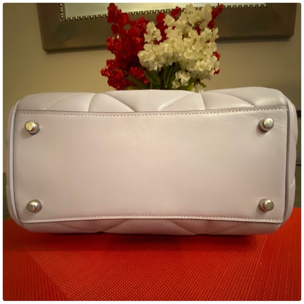 ❤️SOLD❤️NWT Coach Mist Rowan Satchel with Puffy Diamond Quilting - Picture 6 of 12
